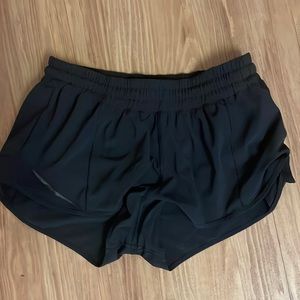 Black lululemon shorts